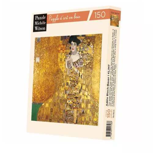 Puzzle d'art en bois PORTRAIT D'ADELE BLOCH-BAUERHC de Klimt - 150 pièces