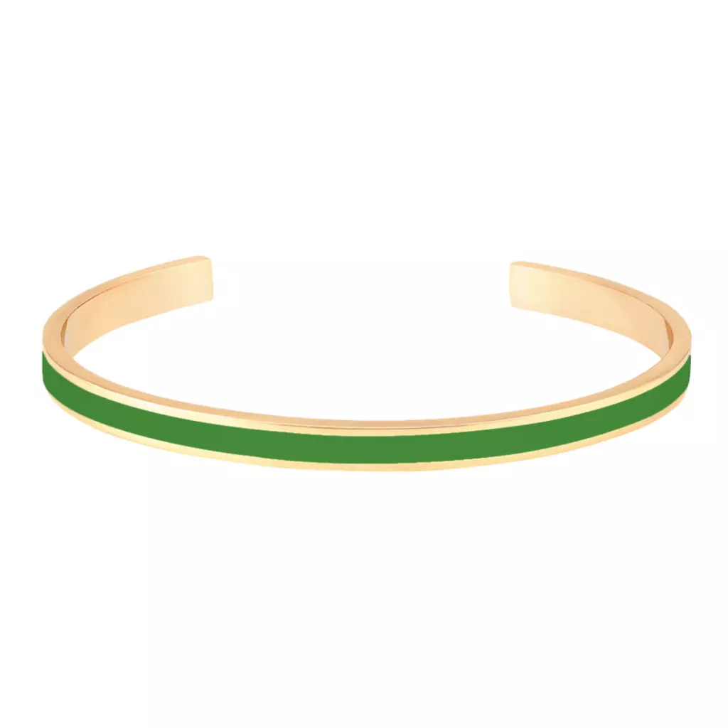 Jonc ouvert ajustable BANGLE Simply Green