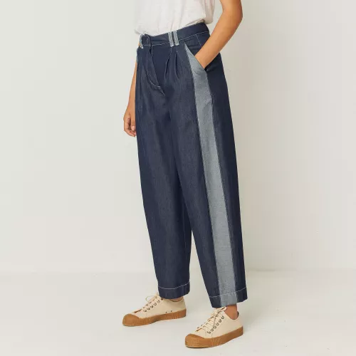 Pantalon ARALAR-GOTS denim foncé