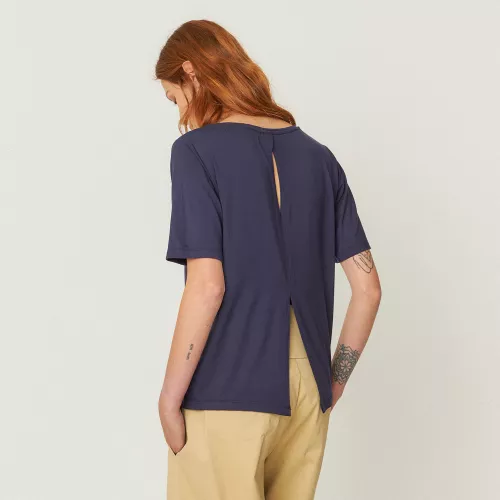 T-shirt ZUR-1 bleu marine violet