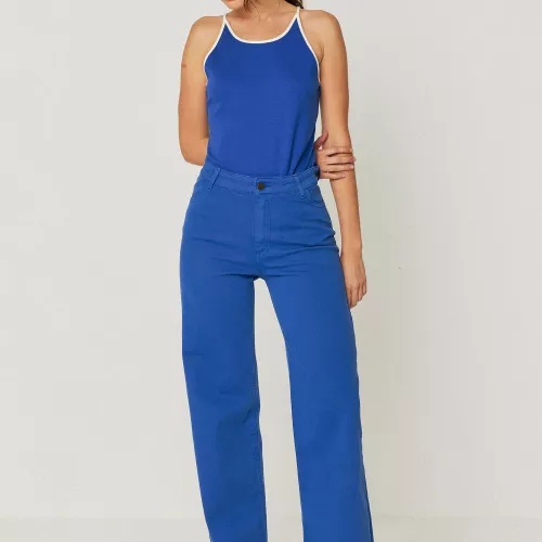 Pantalon AINHIZE bleu indigo