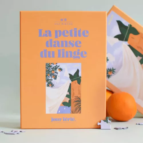 Puzzle LA PETITE DANSE DU LINGE, 500 pièces