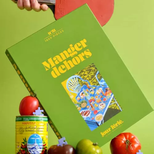 Puzzle MANGER DEHORS, 1000 pièces