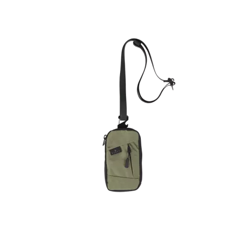 Etui pour smartphone sur tour de cou NATTY Slate Green x Black