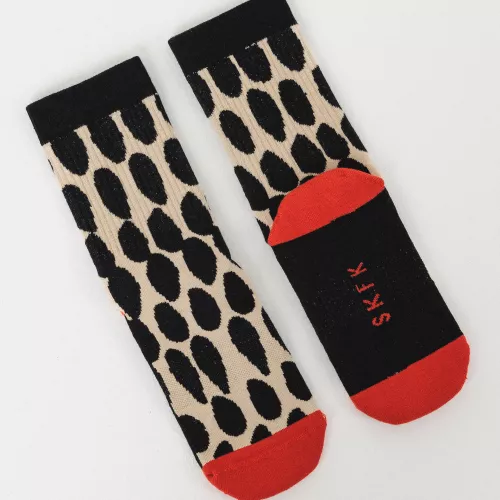 Chaussettes EPEL motif gouttes noir