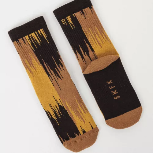 Chaussettes EPEL motif brush marron