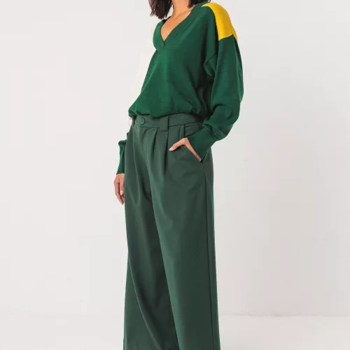 Pantalon NIA vert foncé