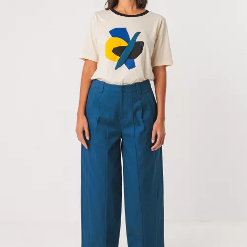 Pantalon NIOBE bleu Oxford