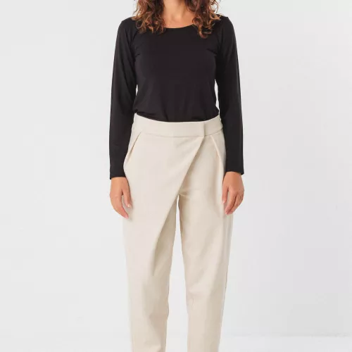 Pantalon GOIANNE crème