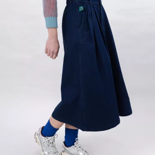 Jupe midi en jean Denim