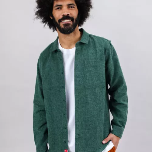 Surchemise en flanelle PIZZA Verte