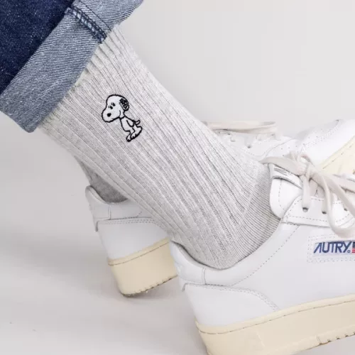 Chaussettes PEANUTS Snoopy grises