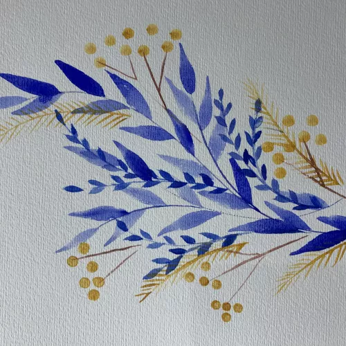 Original A4 Aquarelle encadrée