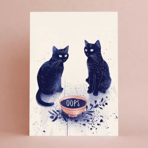 Carte OUPS avec enveloppe