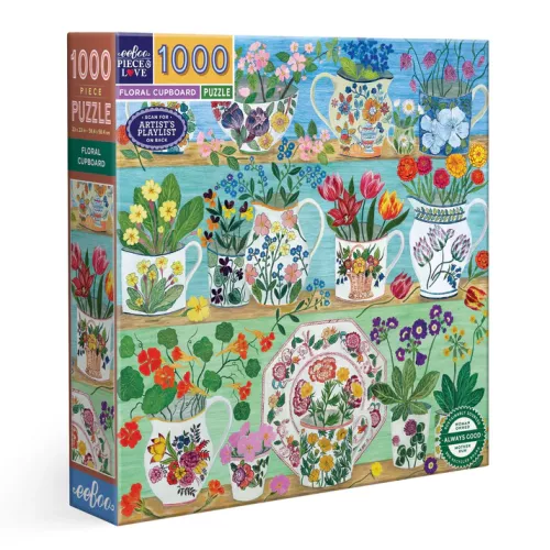 Puzzle FLORAL CUPBOARD 1000 pièces