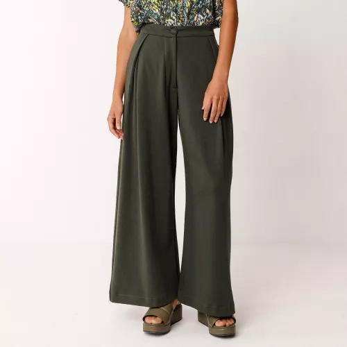 Pantalon MOIRA-GOTS vert bouteille