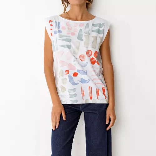 T-shirt MARIXOL-GOTS multicolore