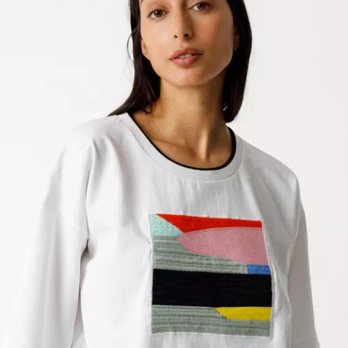 T-shirt LARIZ-GOTS blanc