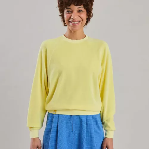 Sweat-shirt raglan TERRY jaune