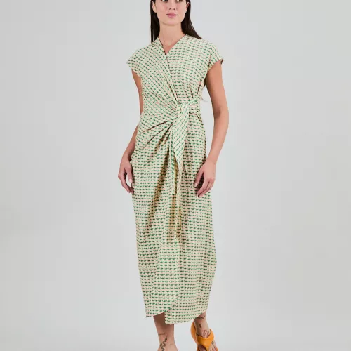 Robe portefeuille SARDINAS jaune