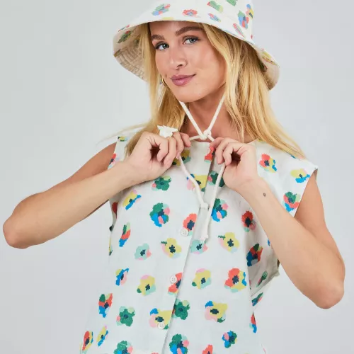 Chapeau de soleil MINI FLOWERS multicolore