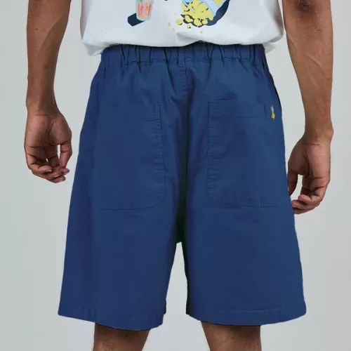 Short Homme RELAXED bleu dauphin
