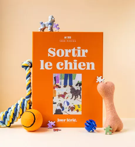 Puzzle SORTIR LE CHIEN, 1000 pièces