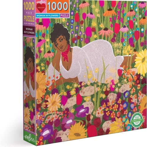 Puzzle WOMAN IN FLOWERS - 1000 pièces