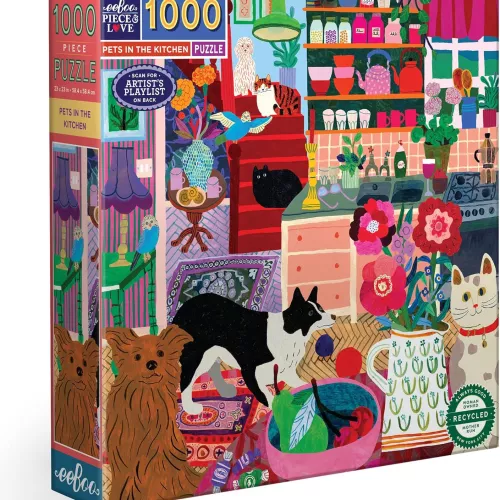 Puzzle PETS IN THE KITCHEN - 1000 pièces