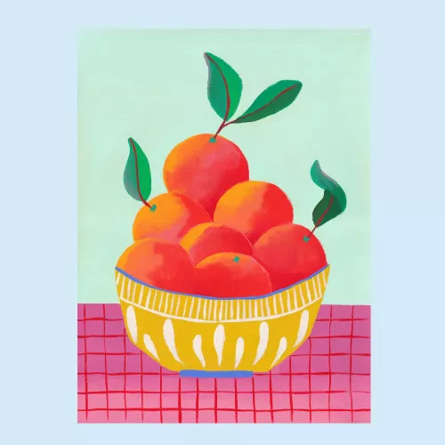 Tirage d'art - Panier vitaminé A3