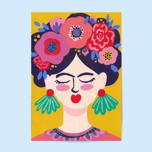 Tirage d'art - Portrait Frida A3