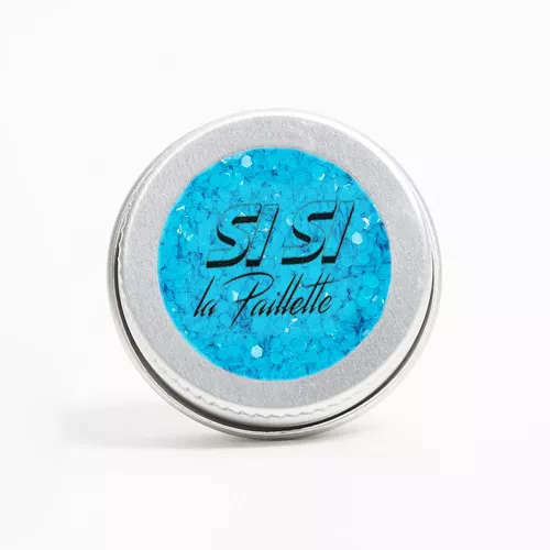 Paillettes Néon Bleu