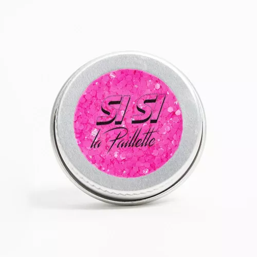 Paillettes Néon Rose