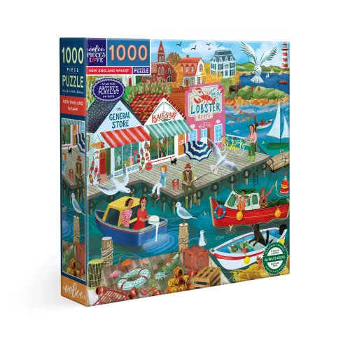 Puzzle NEW ENGLAND WHARF - 1000 pièces