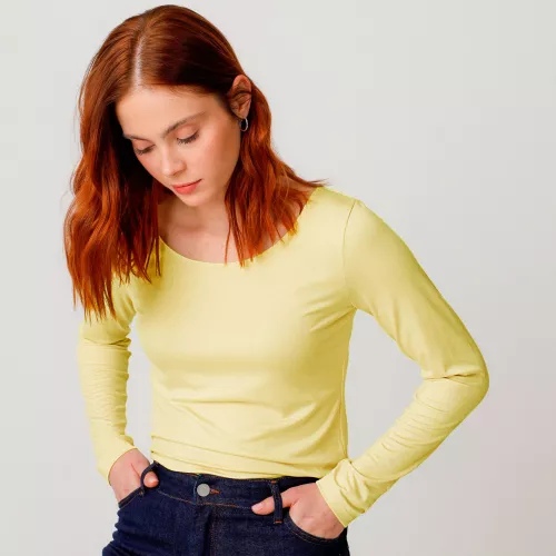 Top ZUR-7 jaune citron