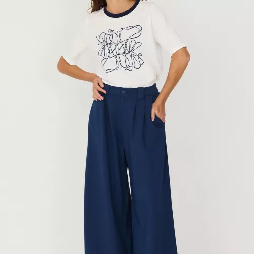 Pantalon NIA bleu foncé